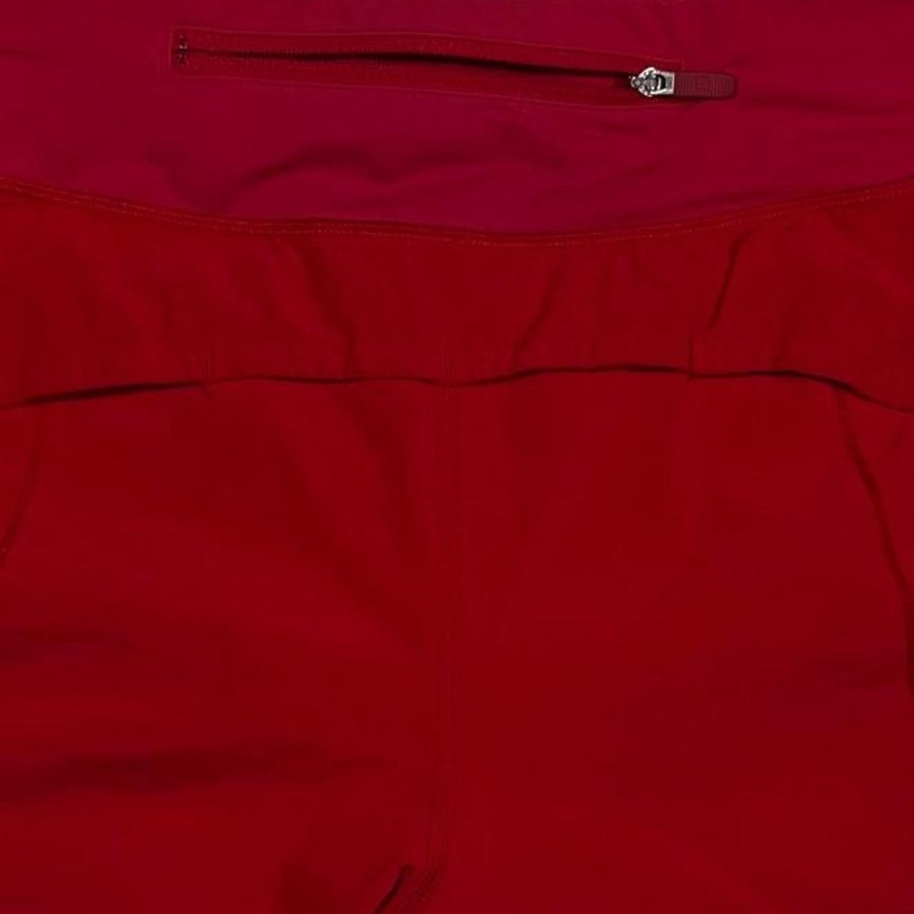 Size 6 2.5 Inches Red Lululemon Speed Up shorts